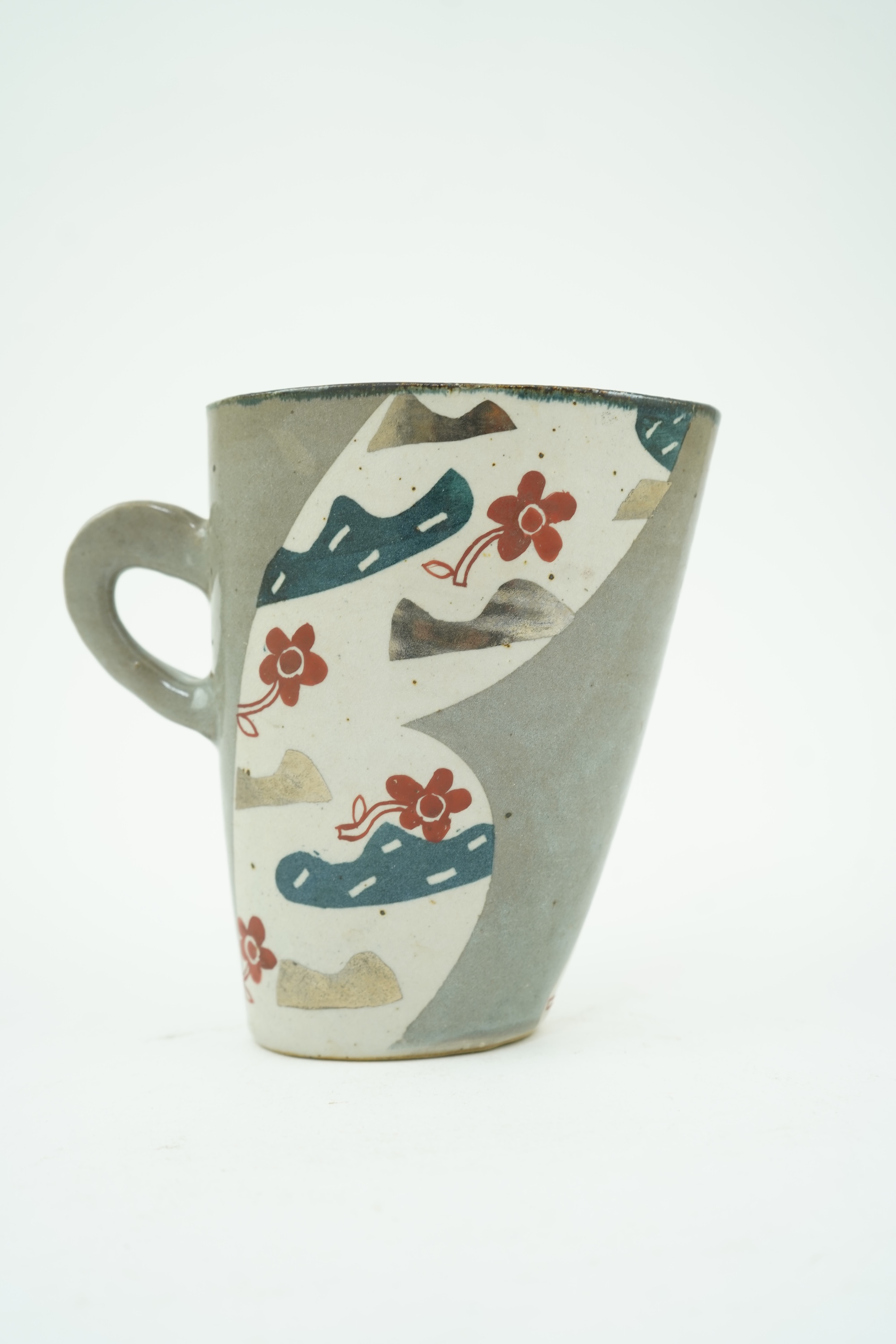 John Maltby (1936-2020): A free-form stoneware jug